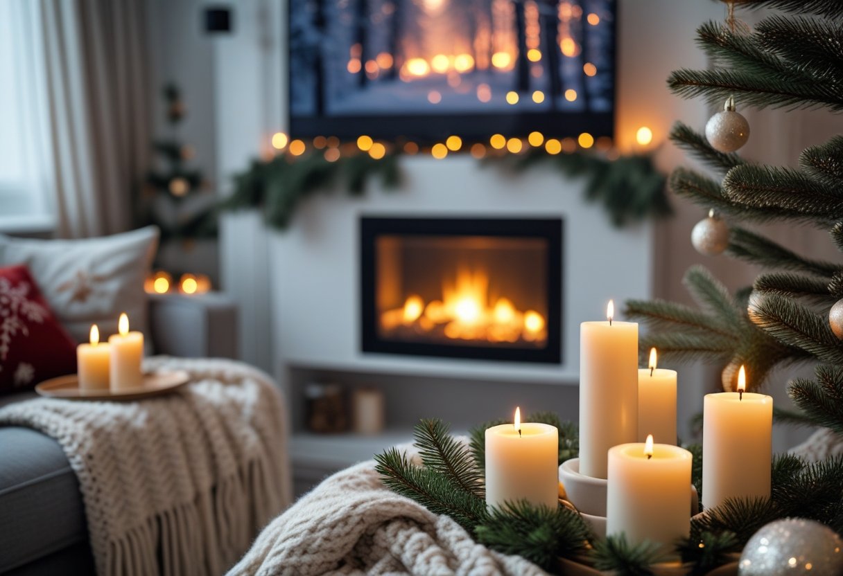 Saadan skaber du den perfekte julestemning med tv og lysestage til kalenderen